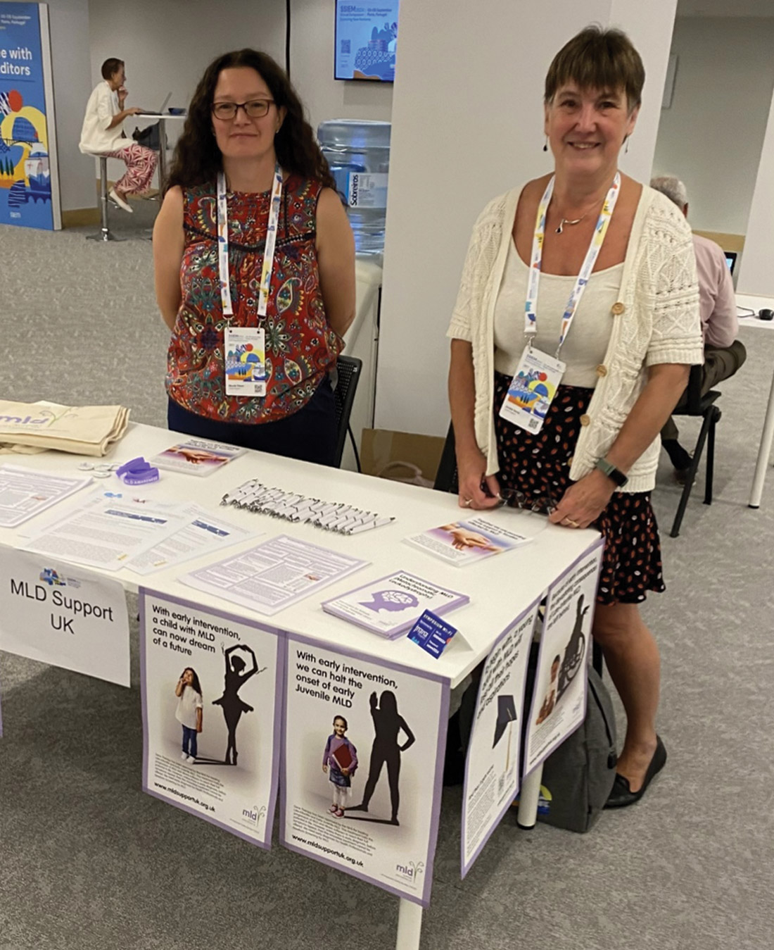 Nicola Elson, Jackie Imrie MLD Support Association UK, SSIEM 2024 Porto